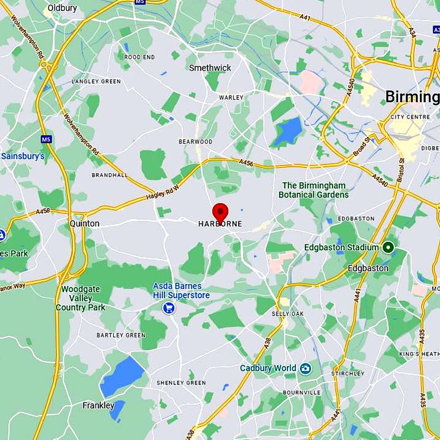 landscaping-supplies-harborne-map landscaping-supplies-harborne-map