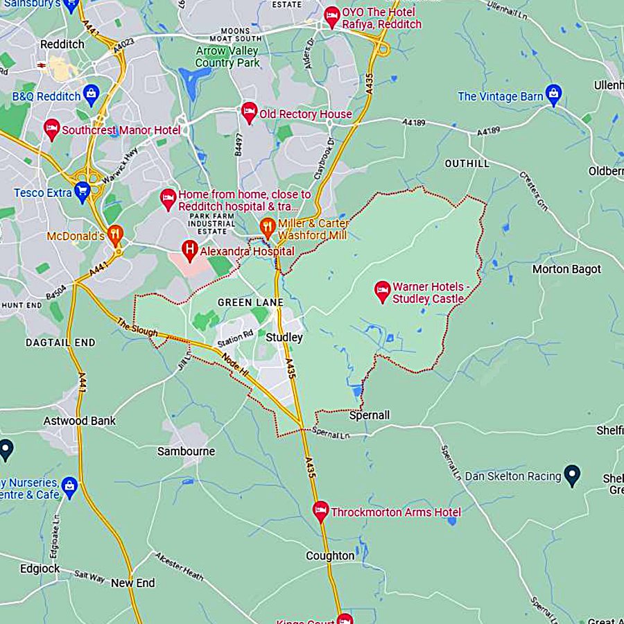 landscaping supplies studley map